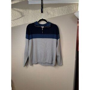 Arizona Men's Gray/Blue Sweater‎ long sleeve pullover